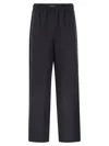 Fabiana Filippi Linen And Viscose Jogging Trousers In Blue