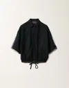 Fabiana Filippi Midnight Blue Linen And Viscose Shirt In Blue