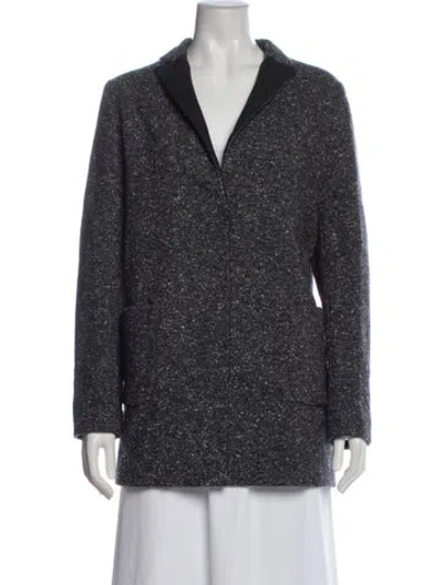 Pre-owned Fabiana Filippi Linen Blazer In Gray