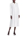 Fabiana Filippi Pintuck Stretch Linen-viscose Midi Shirtdress