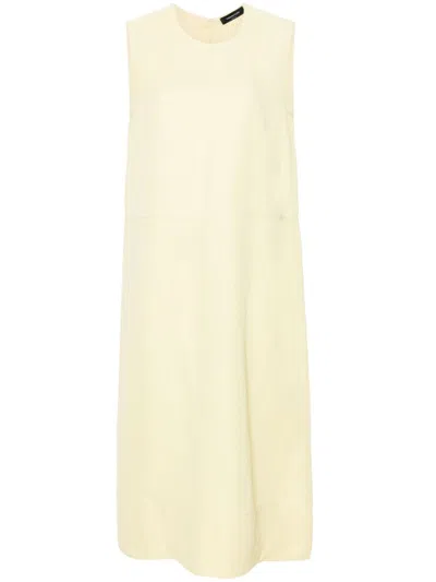 FABIANA FILIPPI LINEN BLEND MIDI DRESS