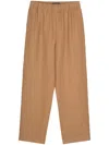 Fabiana Filippi Mid-rise Tapered-leg Trousers In Beige