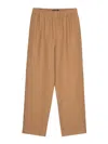 Fabiana Filippi Mid-rise Tapered-leg Trousers In Beige