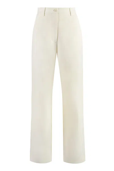 FABIANA FILIPPI LINEN BLEND TROUSERS