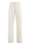 Fabiana Filippi Linen Blend Trousers In Panna