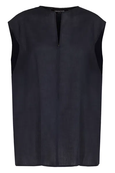 FABIANA FILIPPI FABIANA FILIPPI LINEN BLOUSE