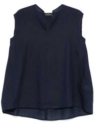 Fabiana Filippi Linen Blouse In Blue