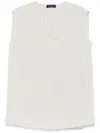 Fabiana Filippi Linen Blouse In Grey