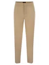 Fabiana Filippi Linen Chino Trousers In Sand