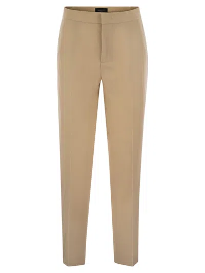 FABIANA FILIPPI LINEN CHINO TROUSERS