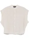 Fabiana Filippi Linen Shirt In Grey