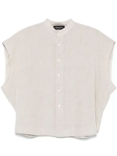 Fabiana Filippi Linen Shirt In Grey