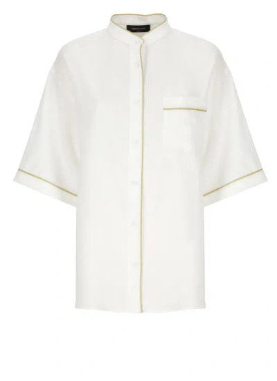 Fabiana Filippi Linen Shirt In White