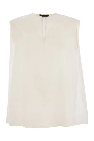 FABIANA FILIPPI FABIANA FILIPPI LINEN SLEEVELESS TOP