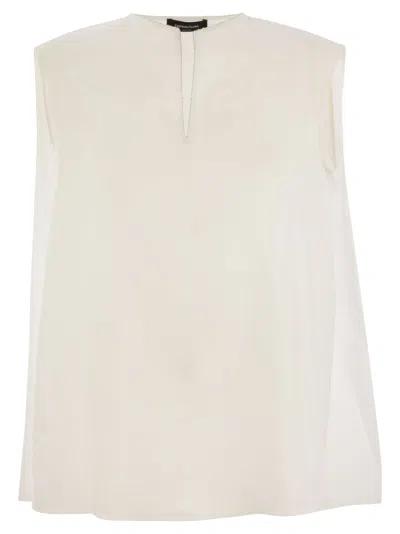 FABIANA FILIPPI LINEN SLEEVELESS TOP