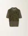 Fabiana Filippi Linen Sweater In Grass