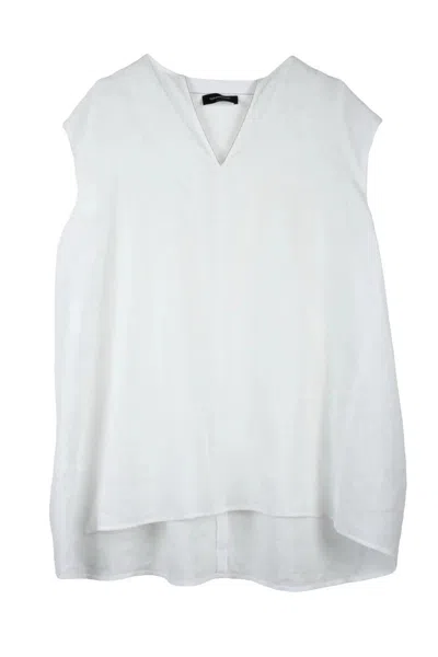 Fabiana Filippi Linen Top - White