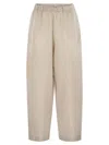 Fabiana Filippi Relaxed Fit Wide Leg Linen Trousers