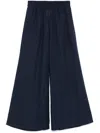 Fabiana Filippi Linen Trousers In Blue
