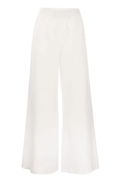 FABIANA FILIPPI FABIANA FILIPPI LINEN WIDE TROUSERS