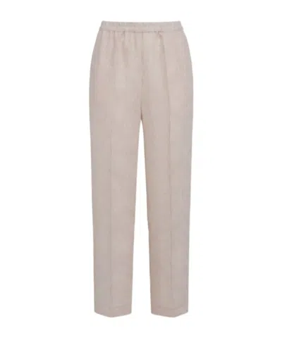 Fabiana Filippi Linen Wide-leg Pants In Neutral