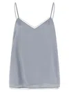 Fabiana Filippi Lingerie Top Tops Light Blue In Blue