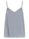 Fabiana Filippi Lingerie Top Tops Light Blue In Blue