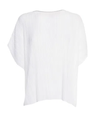 Fabiana Filippi Wrinkles Short-sleeved Blouse In White
