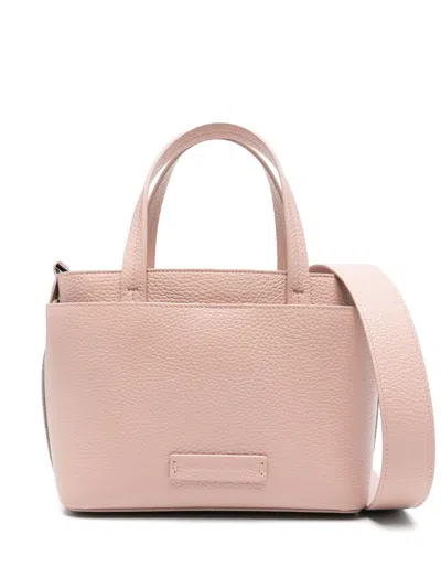 Fabiana Filippi Logo-patch Tote Bag In Pink