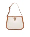 Fabiana Filippi Structured Canvas Shoulder Bag In White