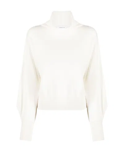 Fabiana Filippi Logo Sweater In White