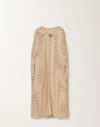 Fabiana Filippi Long Cape In Camel