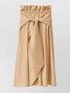 Fabiana Filippi High-waisted Midi Skirt With Bow Detail