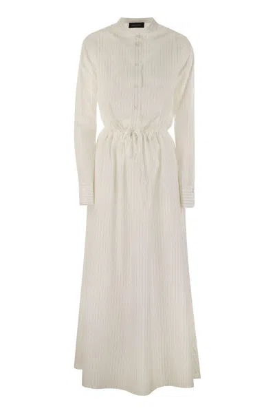 FABIANA FILIPPI FABIANA FILIPPI LONG COTTON CHEMISIER DRESS