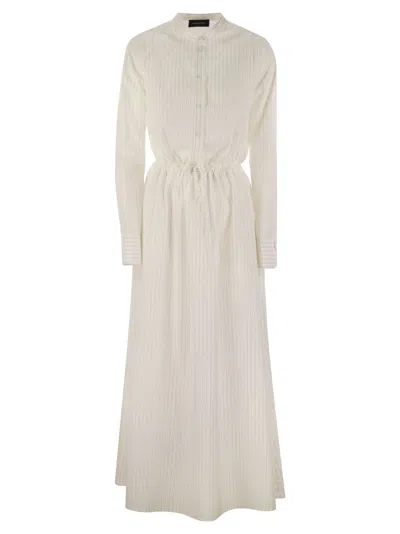 FABIANA FILIPPI LONG COTTON CHEMISIER DRESS