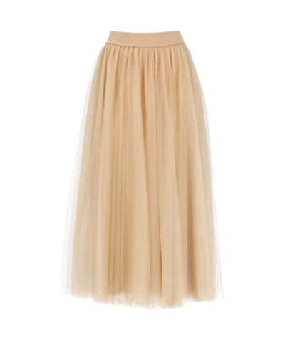 FABIANA FILIPPI FABIANA FILIPPI LAYERED TULLE MIDI SKIRT