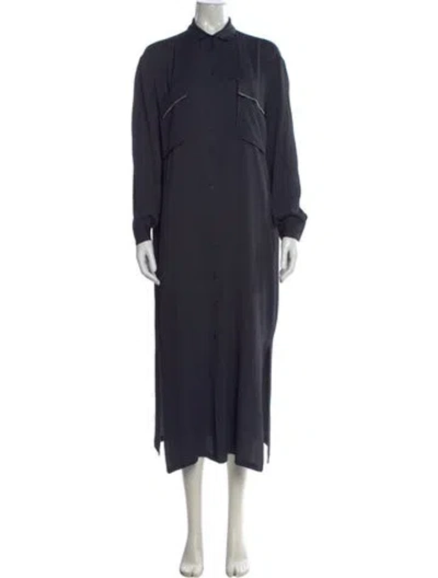 Pre-owned Fabiana Filippi Long Dress In Blue