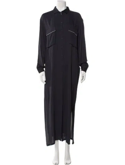 Pre-owned Fabiana Filippi Long Dress In Blue