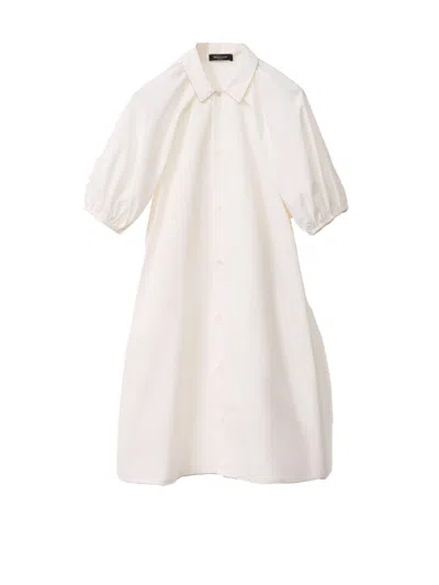 Fabiana Filippi Long Dress Optical White