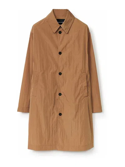 Fabiana Filippi Raincoat In Dark Beige
