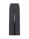 Fabiana Filippi Rope Wide-legged Casual Trousers In Black