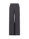 Fabiana Filippi Rope Wide-legged Casual Trousers In Blue
