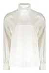 Fabiana Filippi Long Sleeve Blouse In White