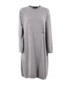 Fabiana Filippi Long Sleeve Dress In Gray
