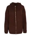 Fabiana Filippi Long Sleeve Jacket In Brown