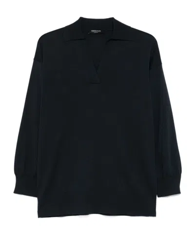 FABIANA FILIPPI LONG SLEEVE POLO SHIRT