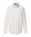Fabiana Filippi Embellished-collar Shirt In White