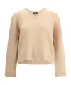 Fabiana Filippi Long Sleeve Sweater In Neutral
