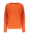 Fabiana Filippi Long Sleeve Sweater In Orange