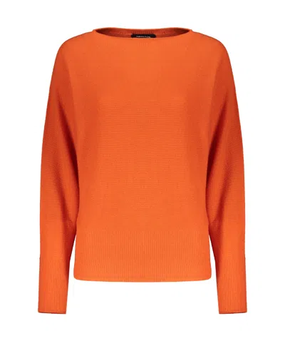 Fabiana Filippi Long Sleeve Sweater In Orange